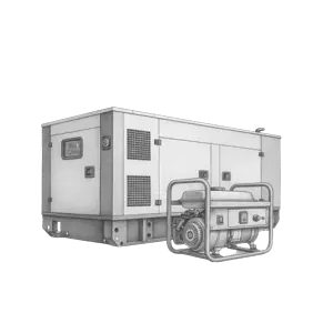 Agregati za struju, generatori, uključujući prenosive, industrijski i dizel agregati za proizvodnju električne energije u slučaju nestanka struje ili za terenske radove.