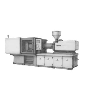 Oprema za preradu plastike, uključujući mašine za injekciono presovanje, ekstruziju i reciklažu plastičnih materijala za industrijsku upotrebu. Ekstruder, robot, čiler, mikser, mlin.